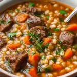 Hearty Beef Barley Soup