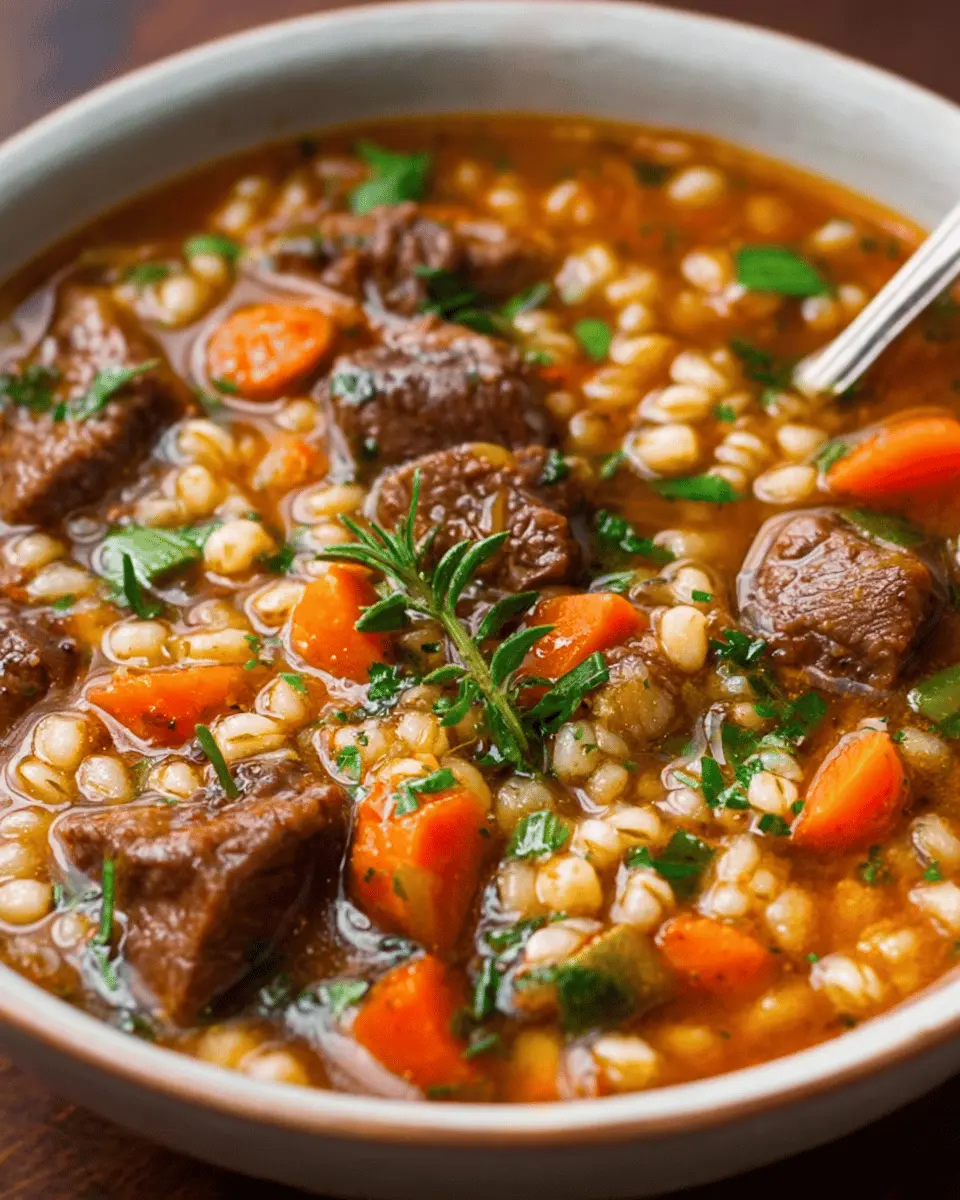 Hearty Beef Barley Soup: Easy Comfort Food for Any Season