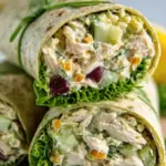 Dill Pickle Chicken Salad Wraps – Cool, Tangy, and Ready in 10 Minutes