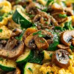 Veggie-Packed Zucchini and Mushroom Scramble