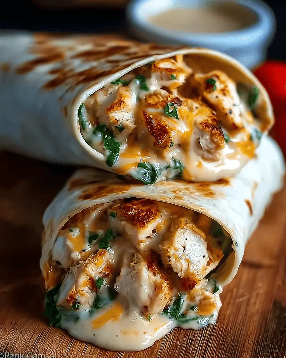 Cheesy Garlic Chicken Wraps: Easy and Delicious Comfort Food