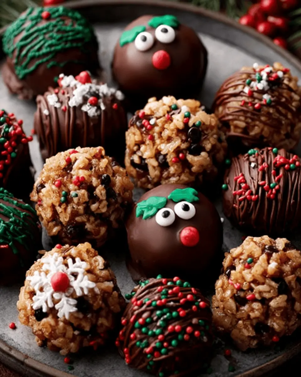 Christmas Chocolate Rice Krispie Balls: Indulgent Treats for the Holidays