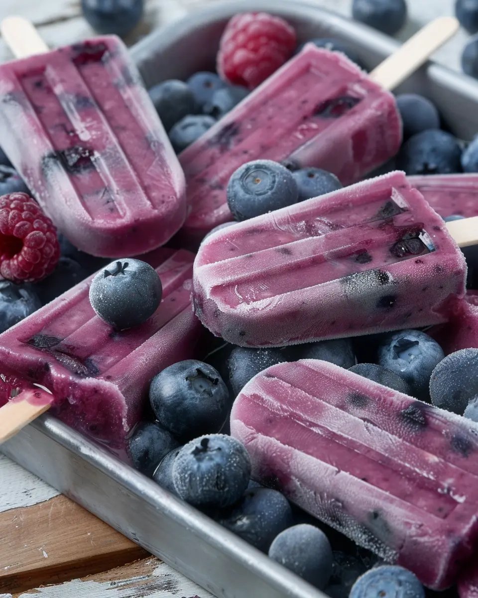 Frozen Chicken Blueberry Pup Pops: Easy Homemade Treats for Dogs