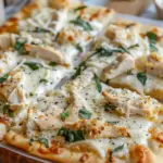 Chicken Alfredo Flatbread