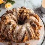 Air Fryer Eggnog Cinnamon Monkey Bread