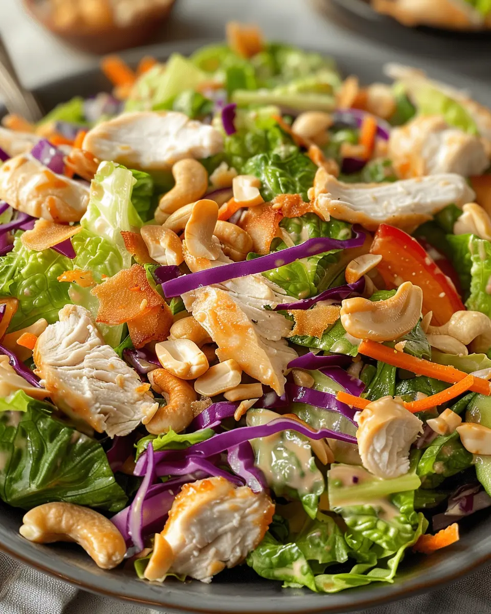 Chicken Cashew Crunch Salad: A Fresh and Easy Delight for You