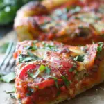 Chicago Deep-Dish-Style Veggie Pizza