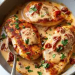 Chicken Cutlets with Sun-Dried Tomato Cream Sauce