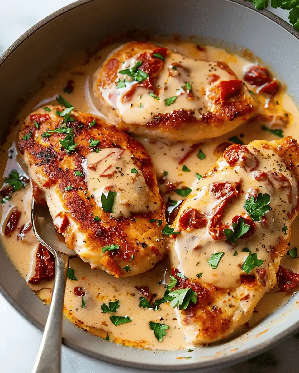 Chicken Cutlets with Sun-Dried Tomato Cream Sauce: A Juicy Delight