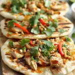 Thai Chicken Flatbread