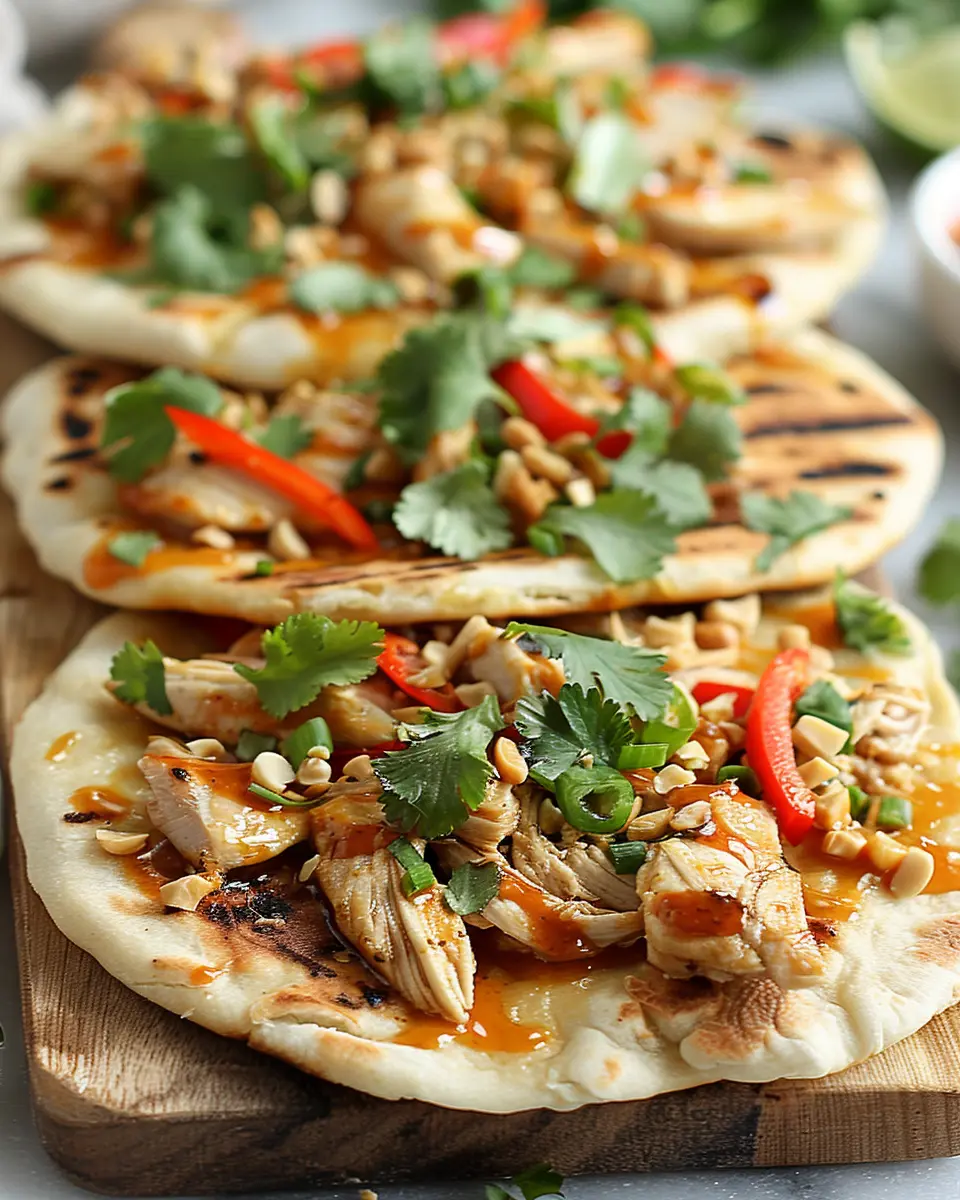Thai Chicken Flatbread: Easy, Flavorful Delight for All Food Lovers