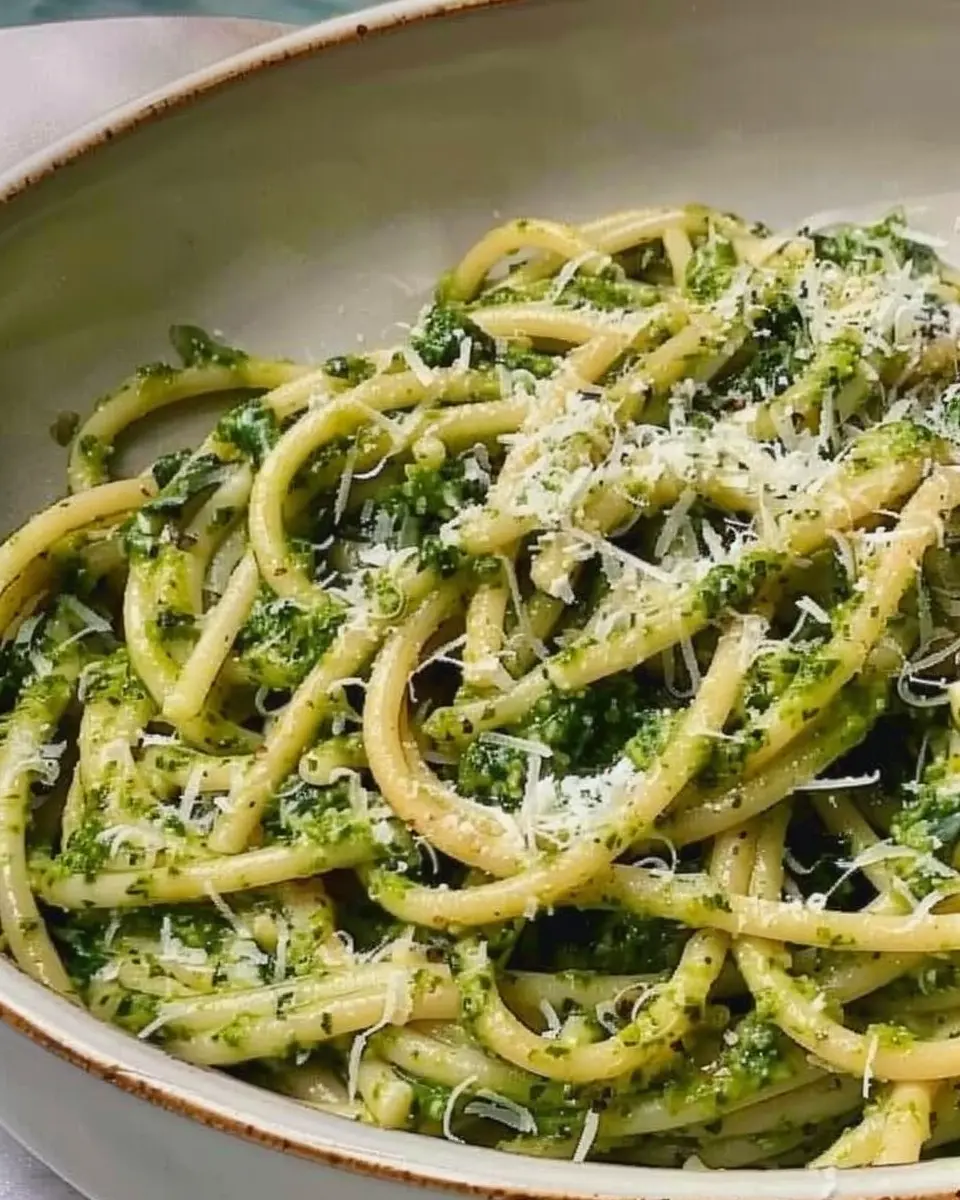 Kale Pesto Pasta: A Wholesome Delight with Turkey Bacon and Chicken Ham