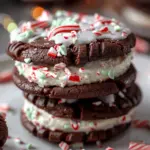 Chocolate Peppermint Sandwich Cookies Recipe