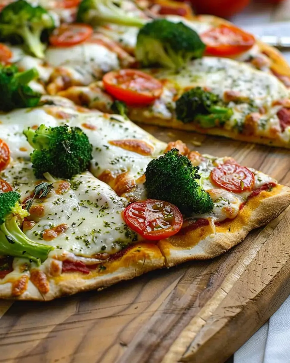 Broccoli and Tomato Pizzas: Easy, Flavor-Packed Delight for All