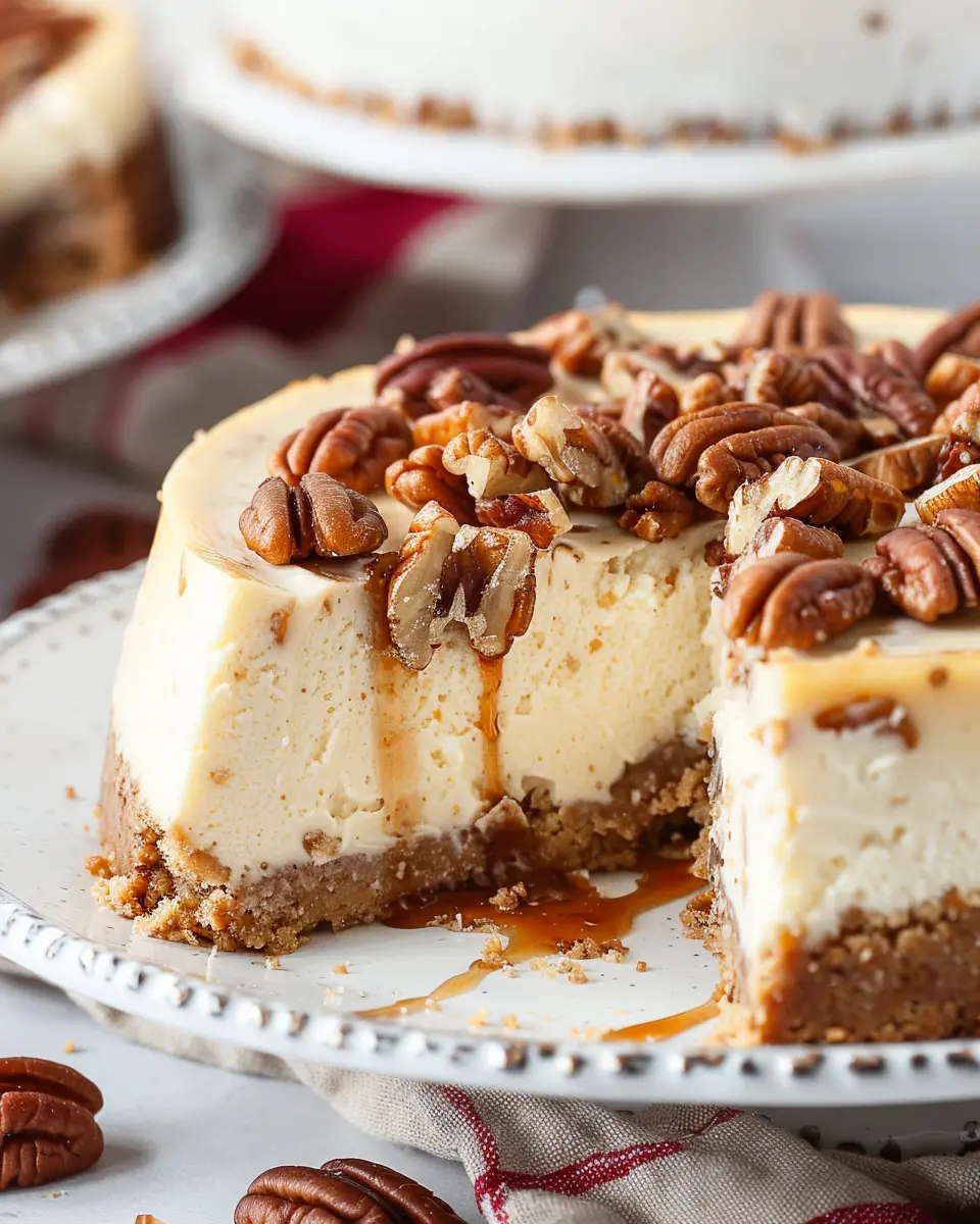Browned Butter Pecan Cheesecake Recipe