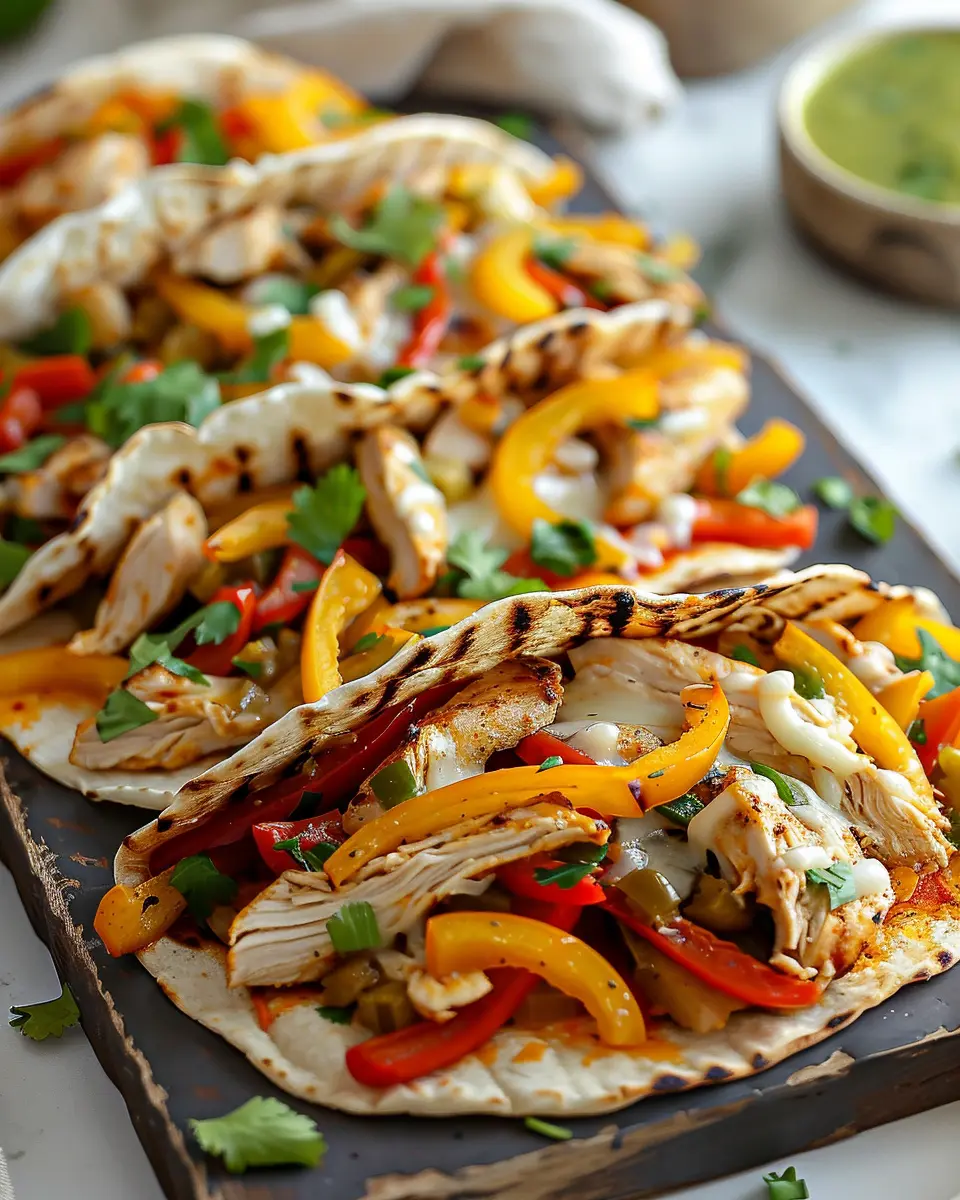 Chicken Fajita Flatbread: Easy Recipe for Flavorful Family Dinners