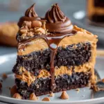 Heavenly Chocolate Peanut Butter Ooey Gooey Cake Recipe