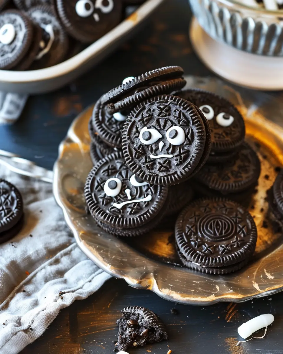 Halloween Black Cat Oreo Cookies: Easy Treats for Spooky Fun