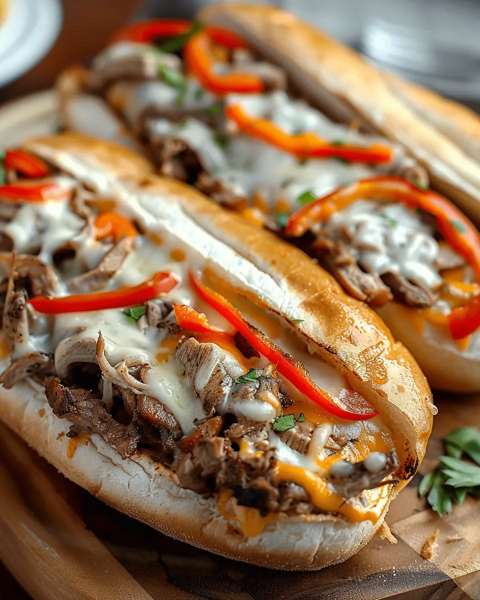 Chicken Cheese Steak Sandwiches Recipe: Indulgent Flavor Upgrade with Turkey Bacon