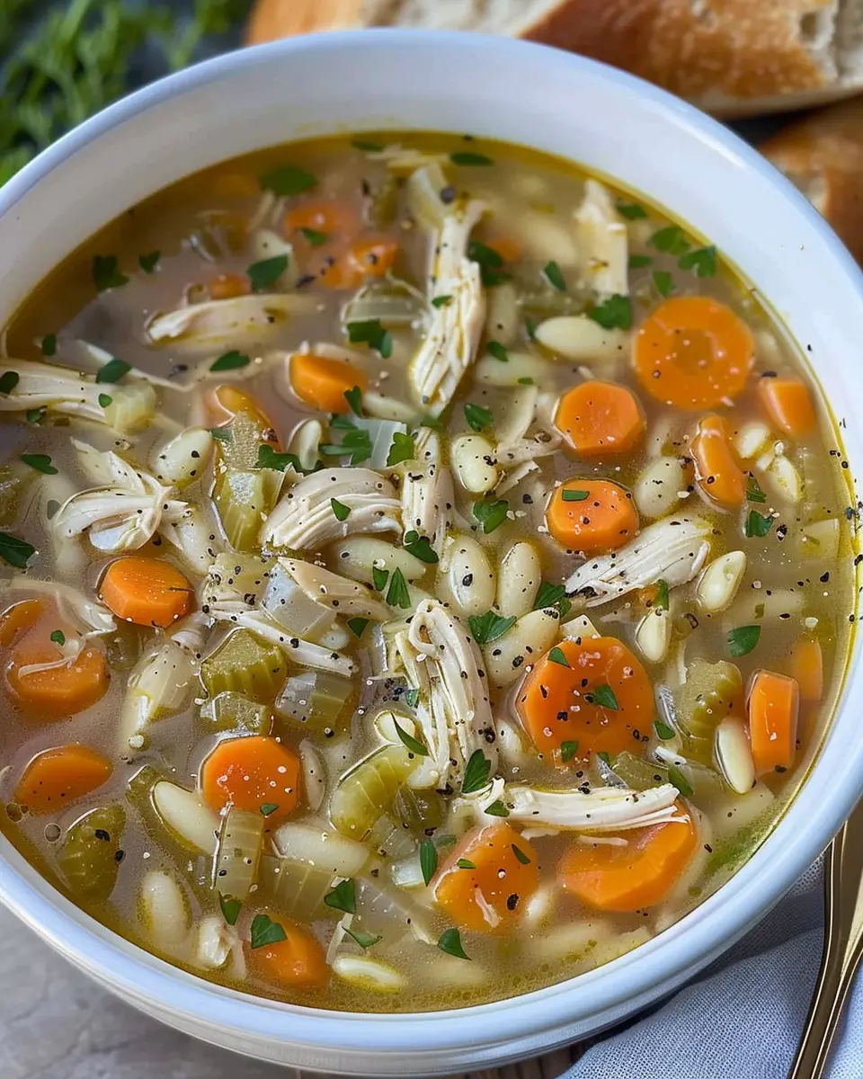 Chicken Soup Comfort: Easy Family Recipe with Turkey Bacon