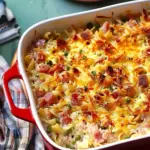 Ham And Noodle Casserole