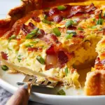 Hash Brown Crust Bacon and Cheddar Quiche