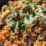 Steak Queso Rice