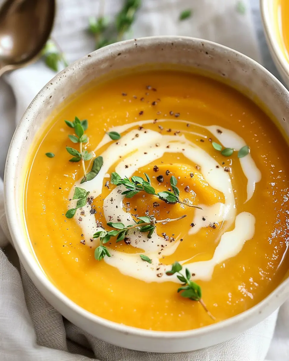 Butternut Squash Soup: Easy Recipe with Turkey Bacon Delight