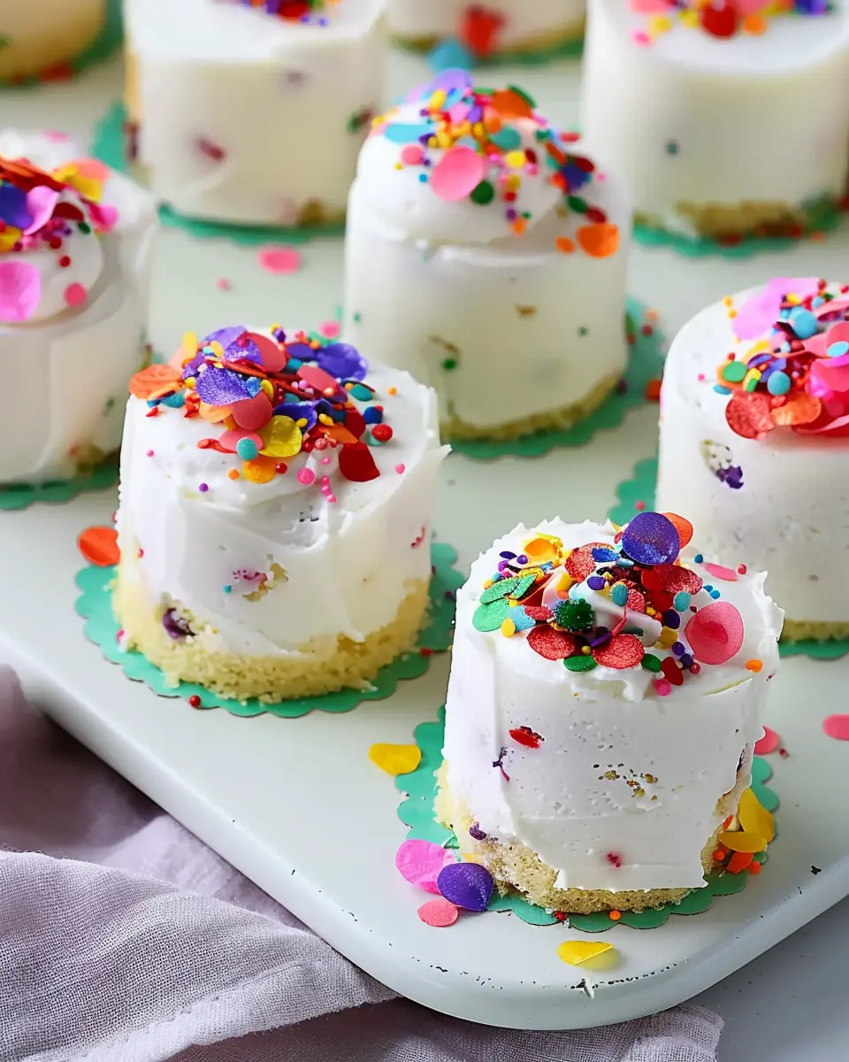 Mini Confetti Cakes: The Best Sweet Treat for Every Celebration