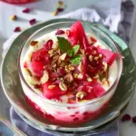 Yogurt With Roasted Rhubarb