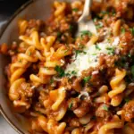 Ground Beef Pasta Recipe in Tomato Sauce
