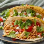 Slow Cooker Shredded Chicken Tacos