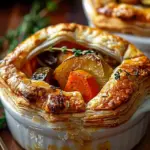 Roasted Autumn Vegetable Pot Pies