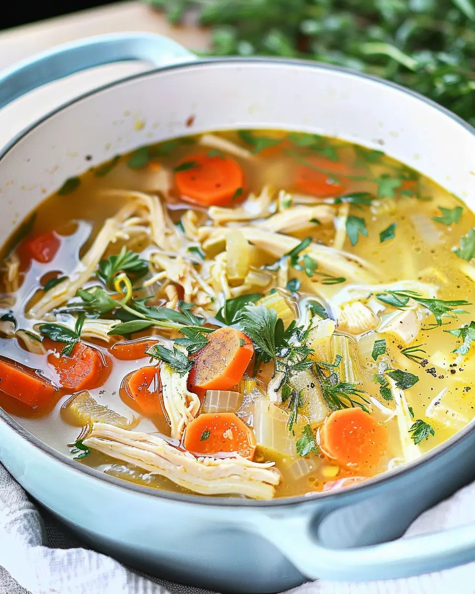 Healing Chicken Soup: The Best Comfort for Cozy Nights