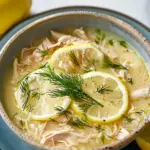 Avgolemono (Greek Lemon Chicken Soup)