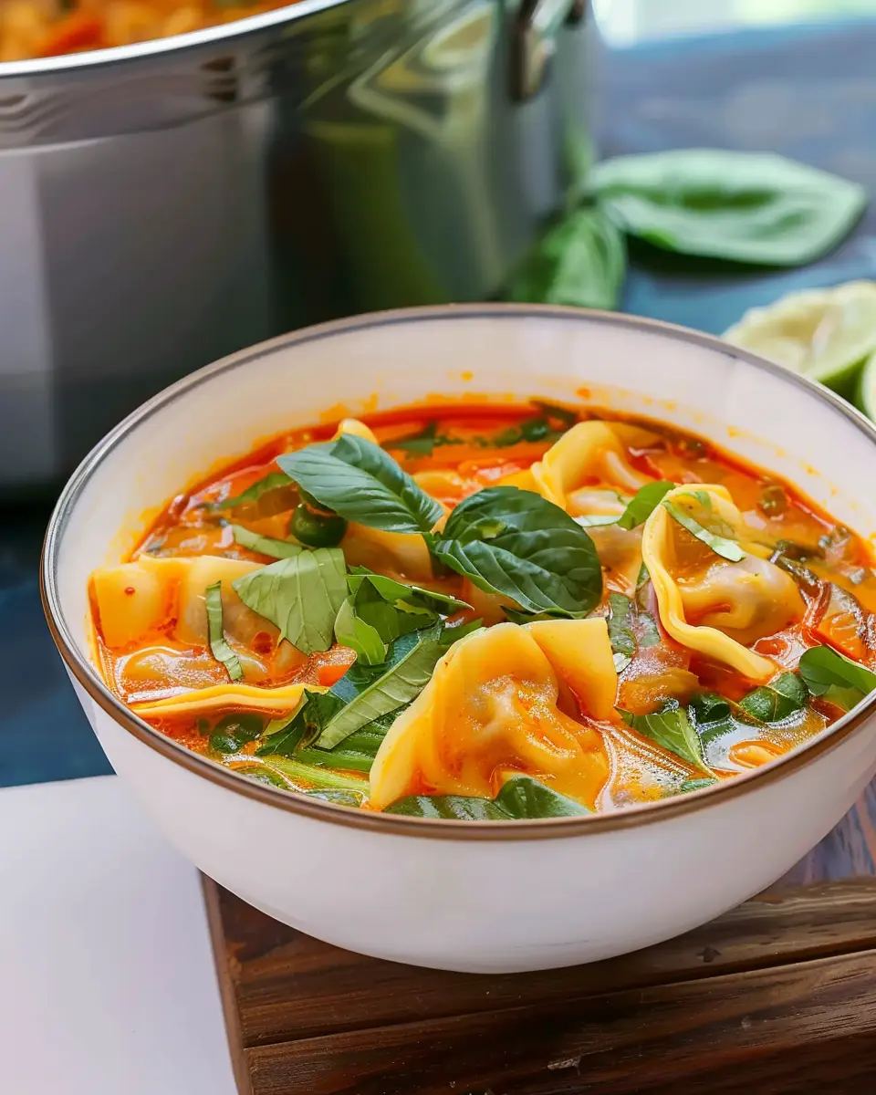 Red Curry Dumpling Soup: A Cozy Comforting Recipe to Savor