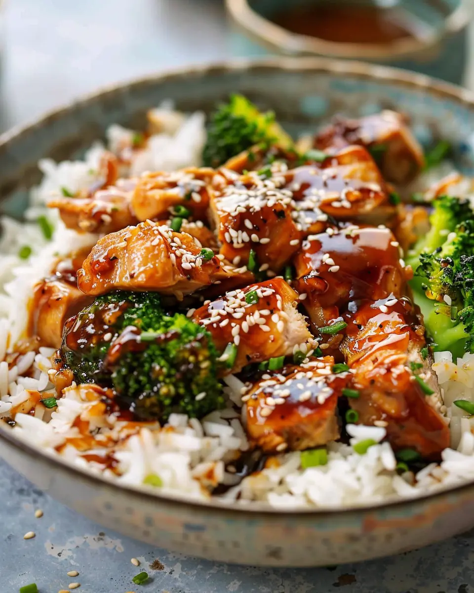 Sticky Chicken Rice Bowls: Easy Recipe for a Flavorful Meal