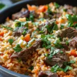 Steak Queso Rice
