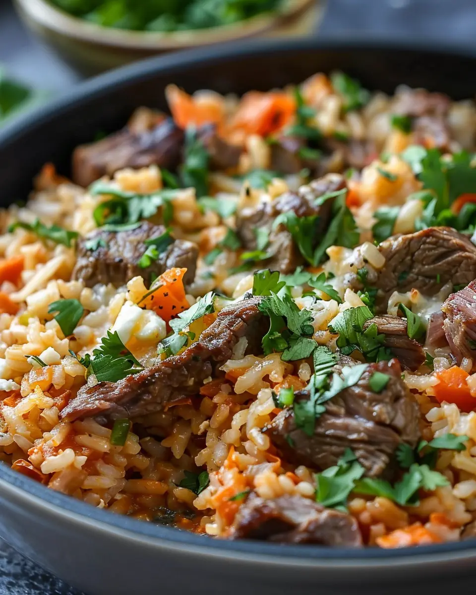 Steak Queso Rice: The Best Indulgent Comfort Food Delight