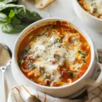 Easy Creamy Lasagna Soup