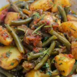 Smothered Green Beans and Potatoes-Cajun Style