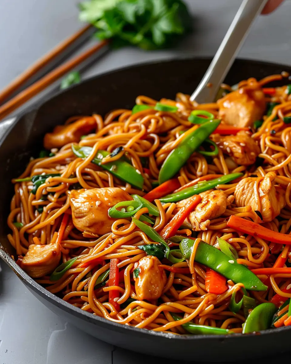 Easy Chicken Lo Mein: A Quick and Delicious Home-Cooked Delight