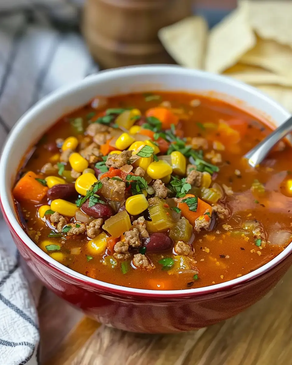 Cowboy Soup: Easy Recipe with Turkey Bacon and Chicken Ham