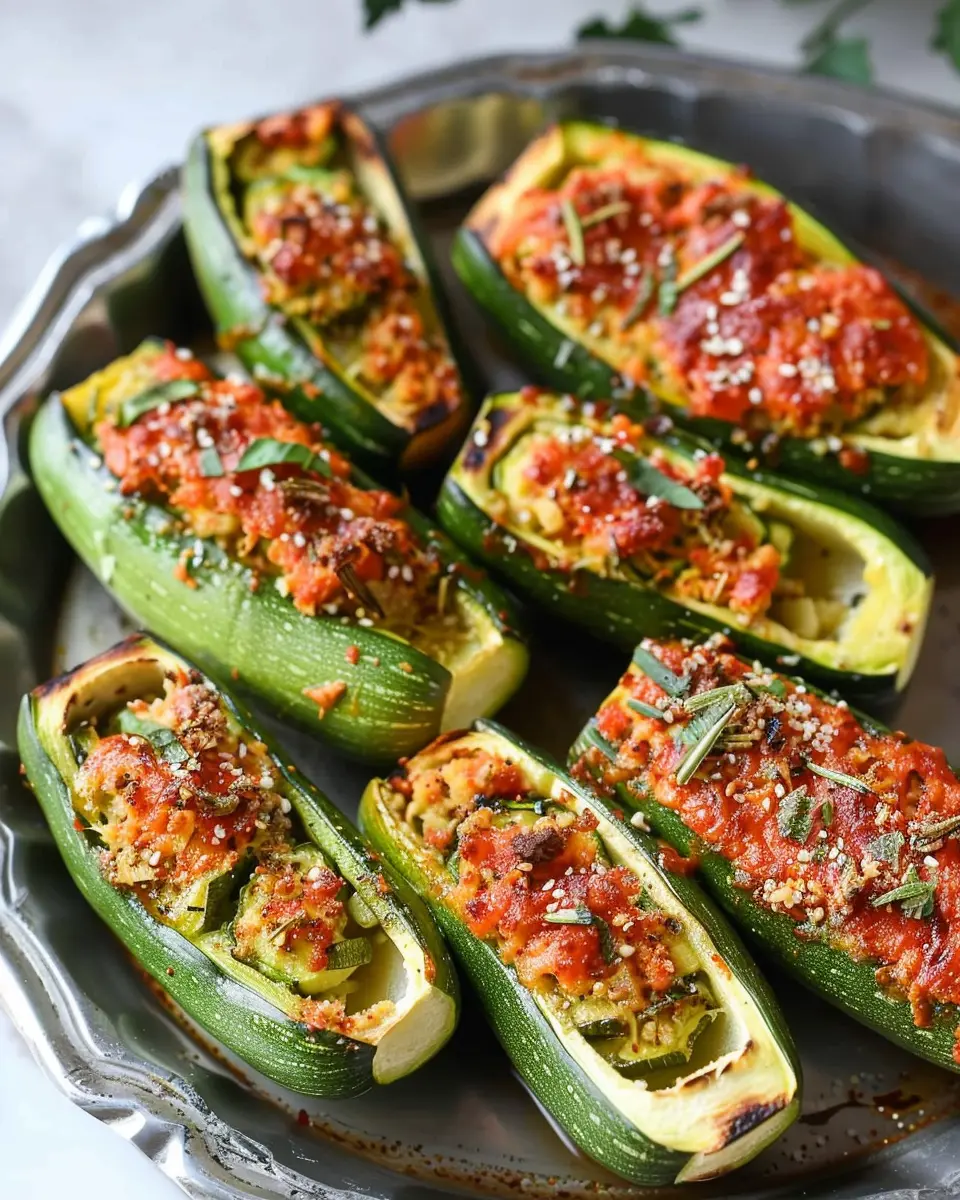 Middle Eastern Stuffed Zucchini Recipe: Easy and Irresistibly Flavorful