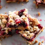 Cranberry Crumble Bars