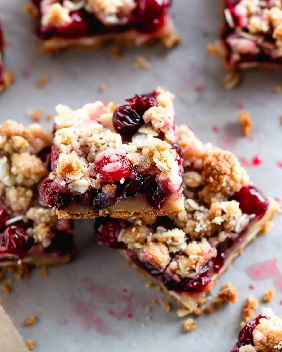 Cranberry Crumble Bars: The Best Easy Recipe for Homemade Delight