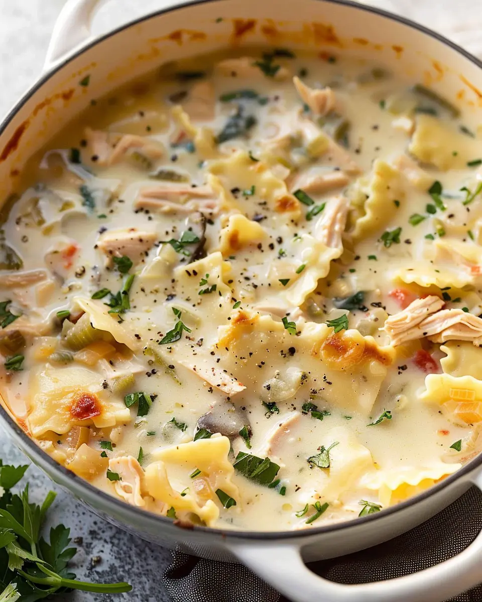 Delicious White Chicken Lasagna Soup Recipe for Cozy Nights