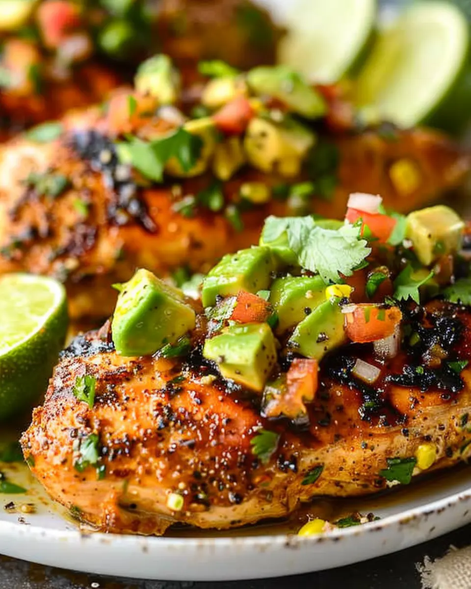 Fiesta Lime Chicken Recipe: Juicy Avocado Delight for All