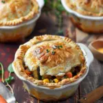 Roasted Autumn Vegetable Pot Pies