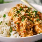 Slow Cooker Thai Peanut Chicken